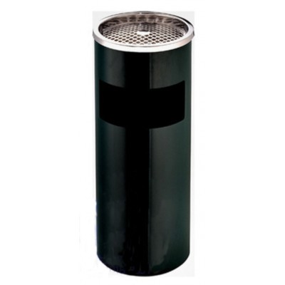 圓形座地煙灰桶(黑色)